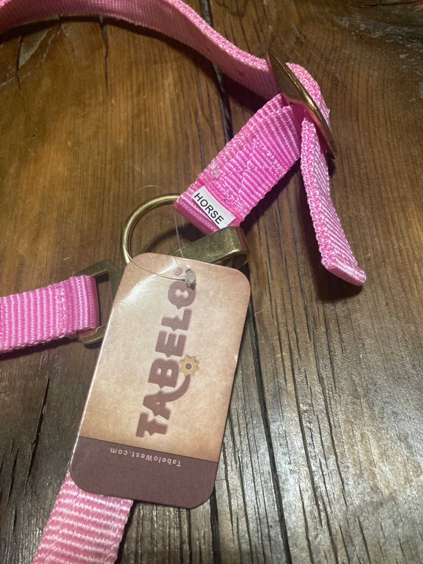 Pink Bronc Halter with sunflowers & basket weave