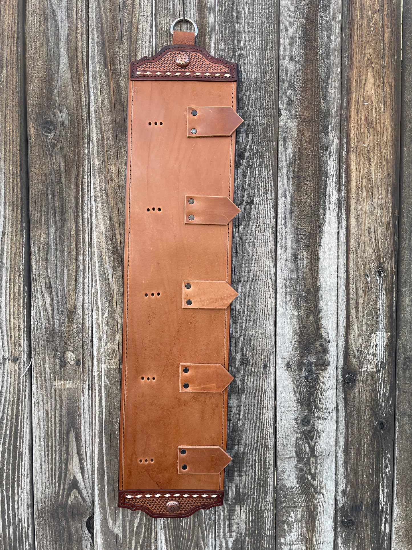 Buckle holder brown 5 spots