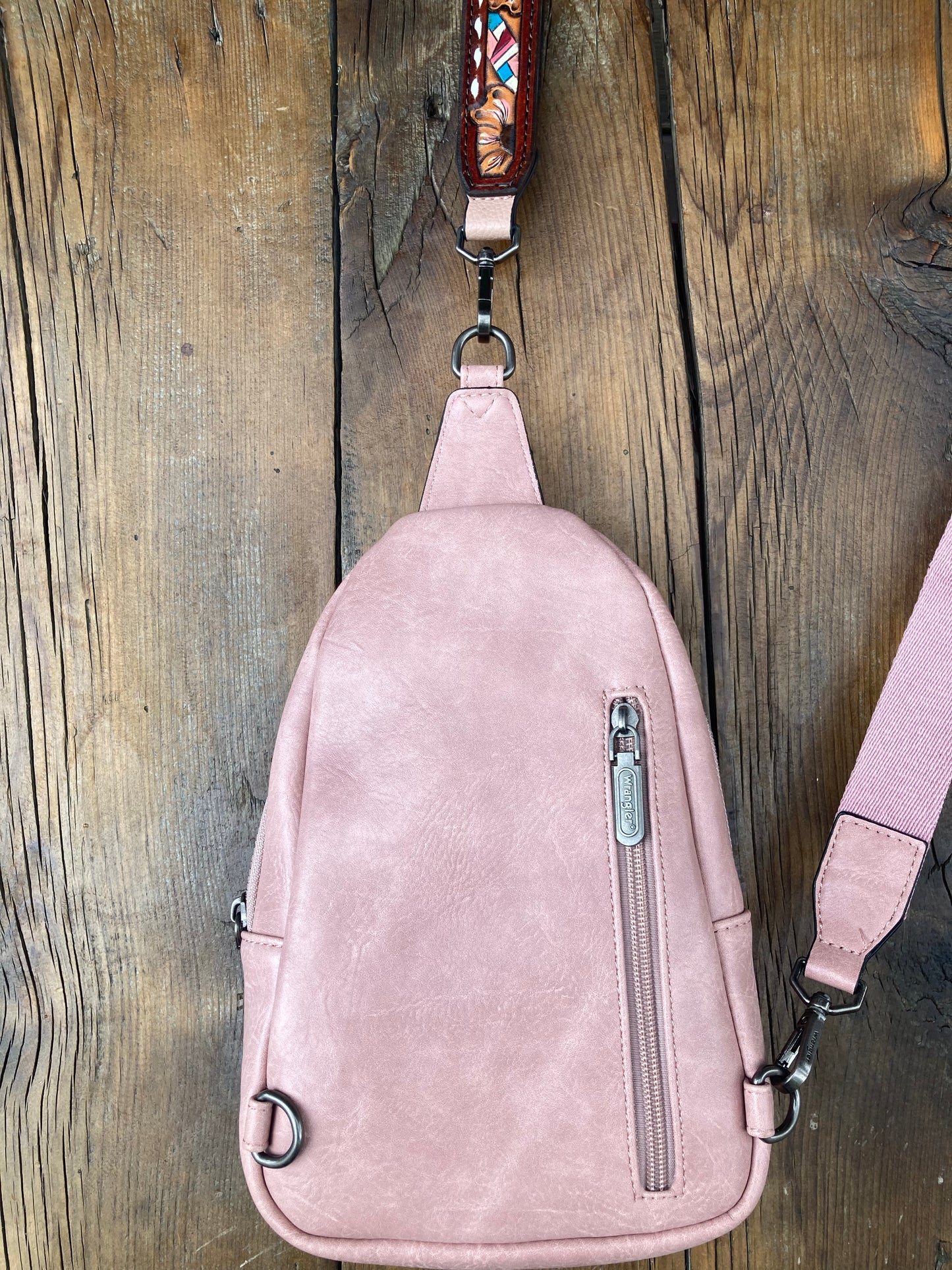 Sling crossbody bag/purse - pink