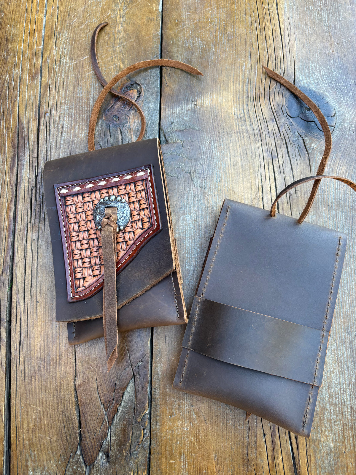 Saddle Pouch cell phone holder
