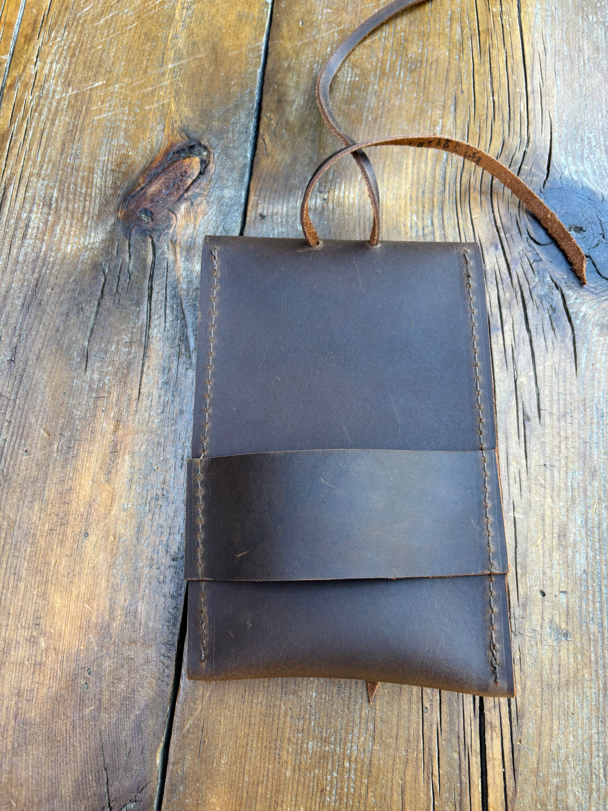 Saddle Pouch cell phone holder