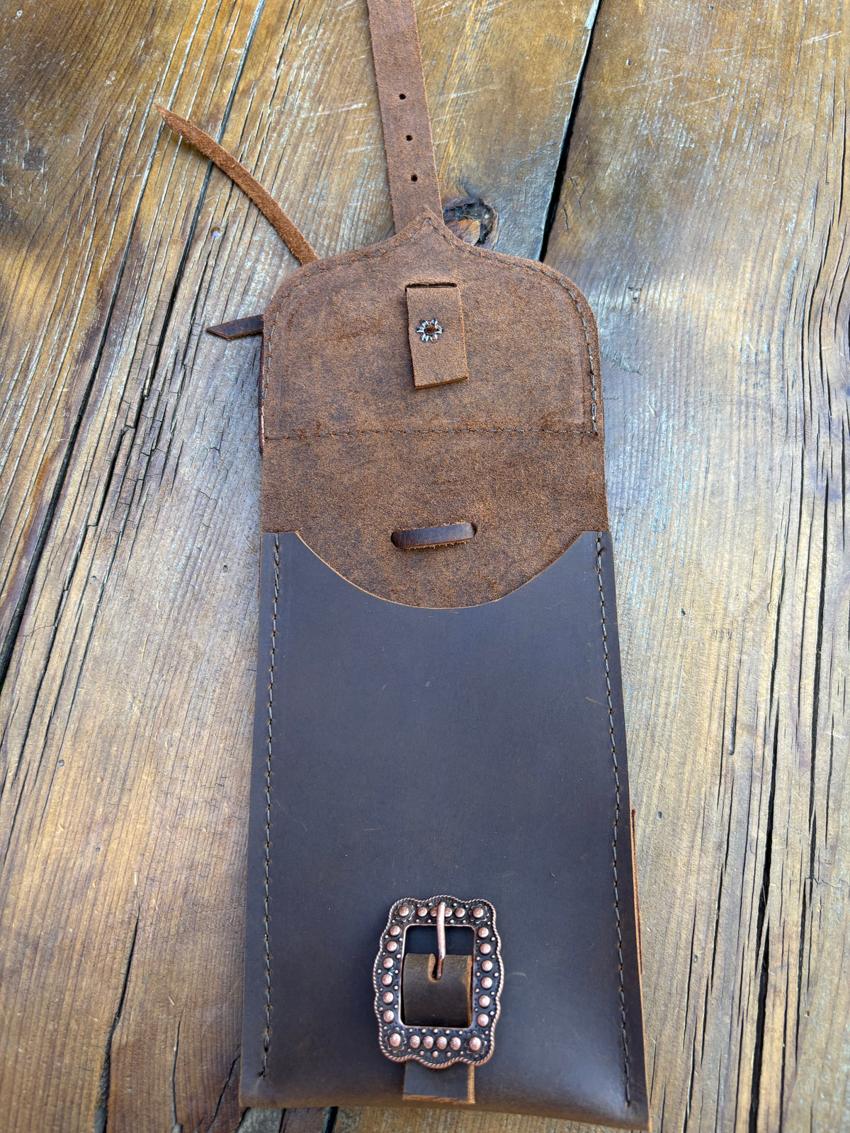 Saddle Pouch cell phone holder