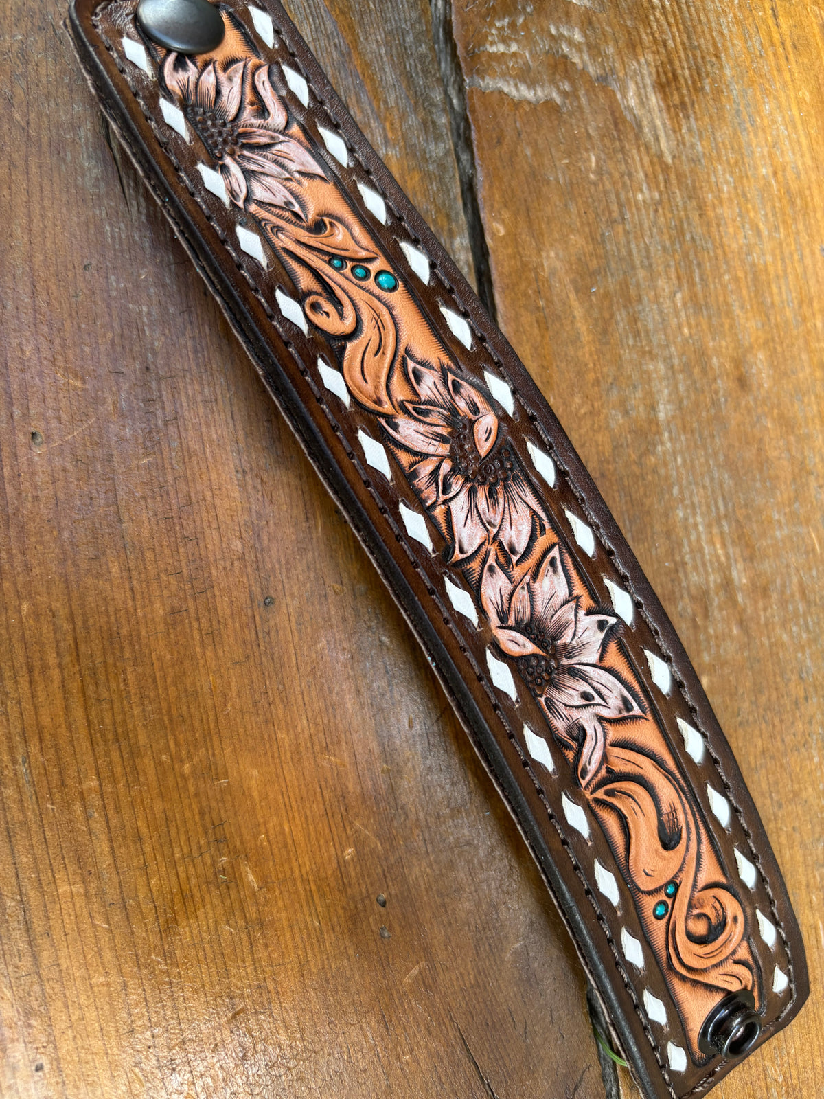 Leather cuff bracelet