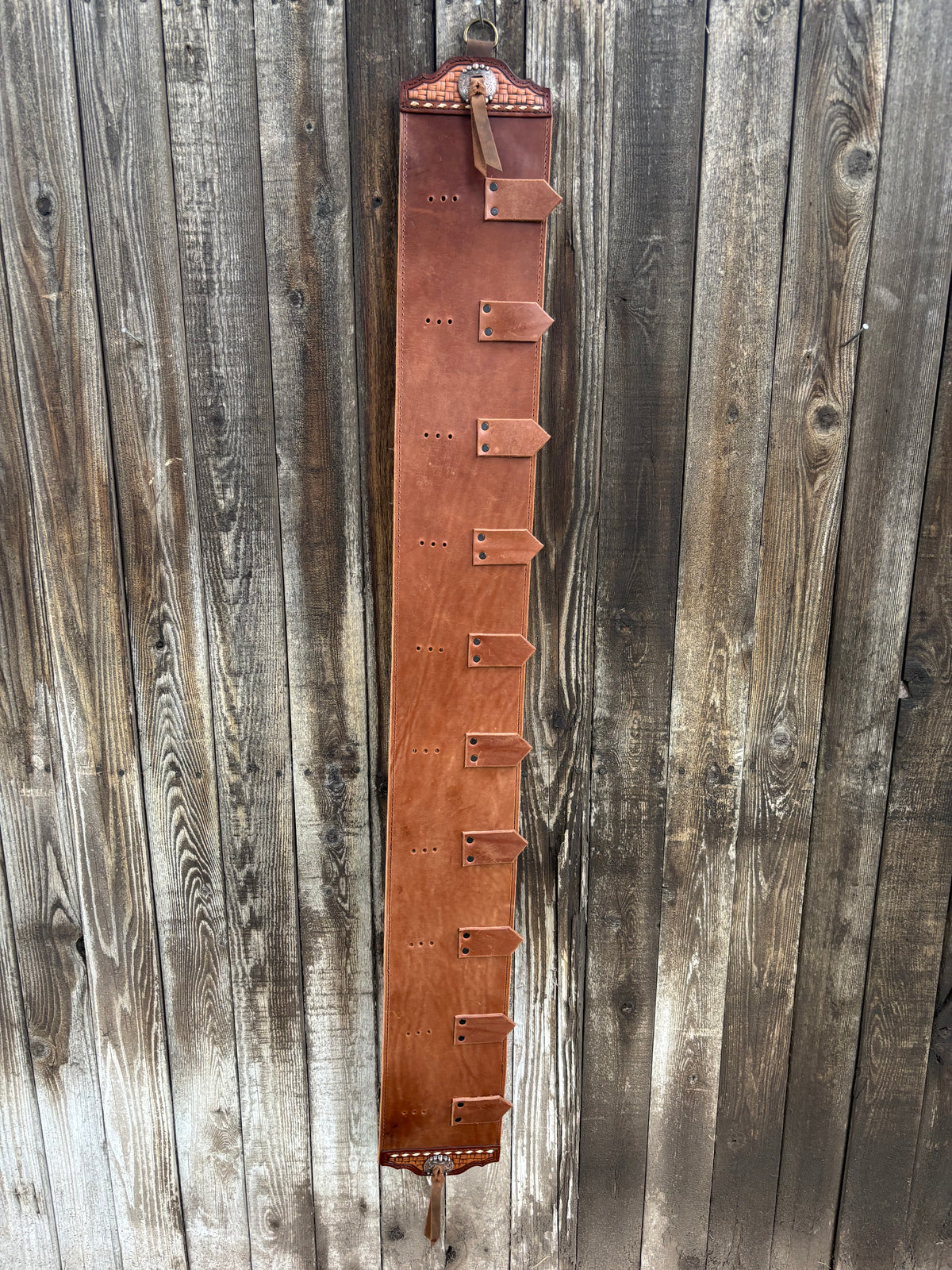 Buckle holder brown 10 spot