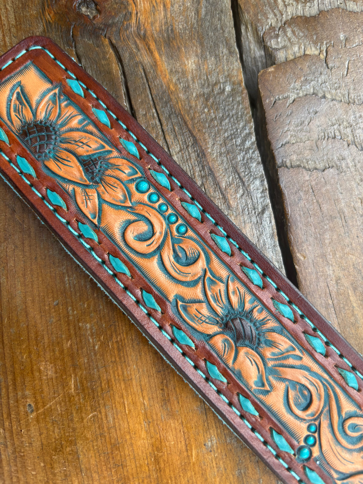 Leather cuff bracelet