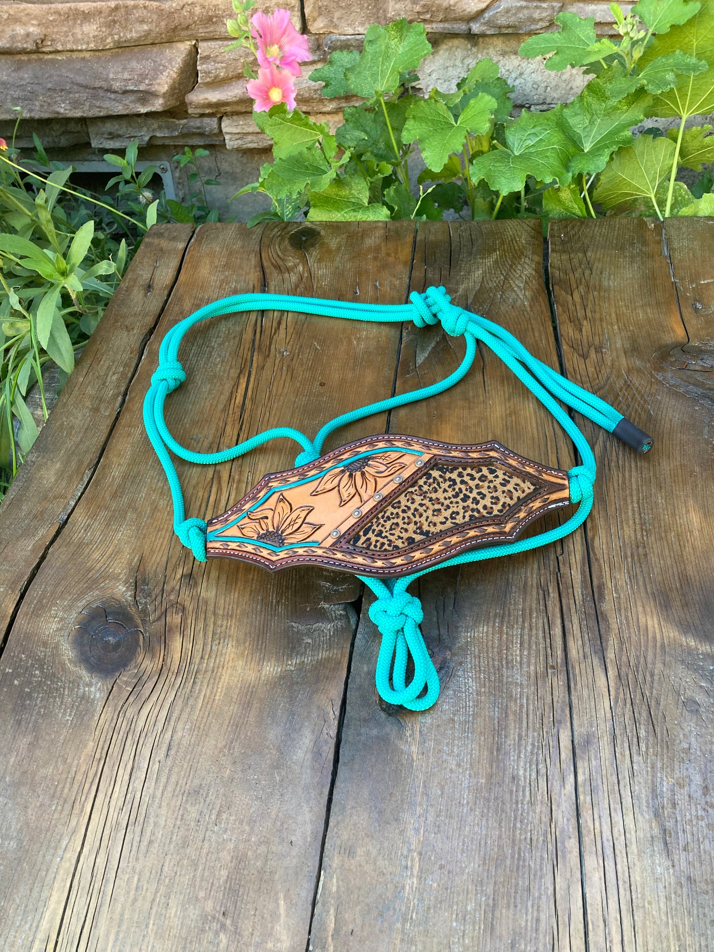 Cheetah Bronc Halter