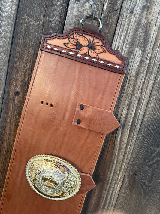 Buckle holder brown 5 spots