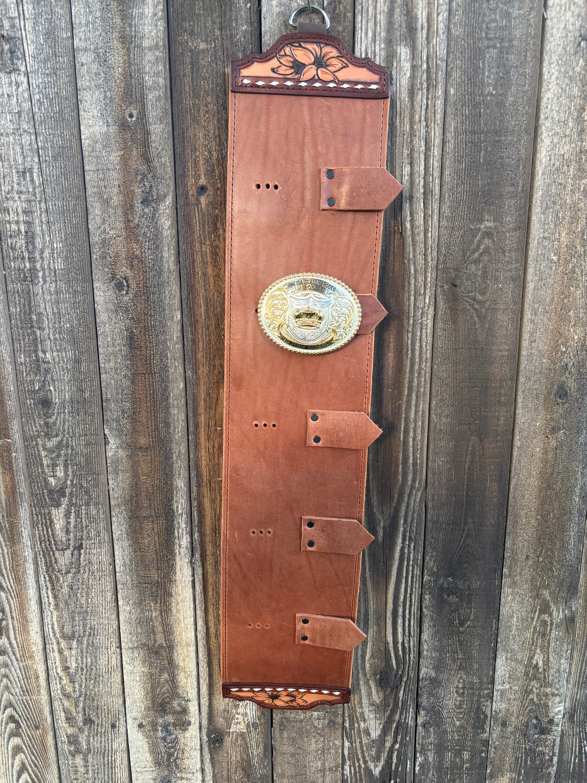 Buckle holder brown 5 spots