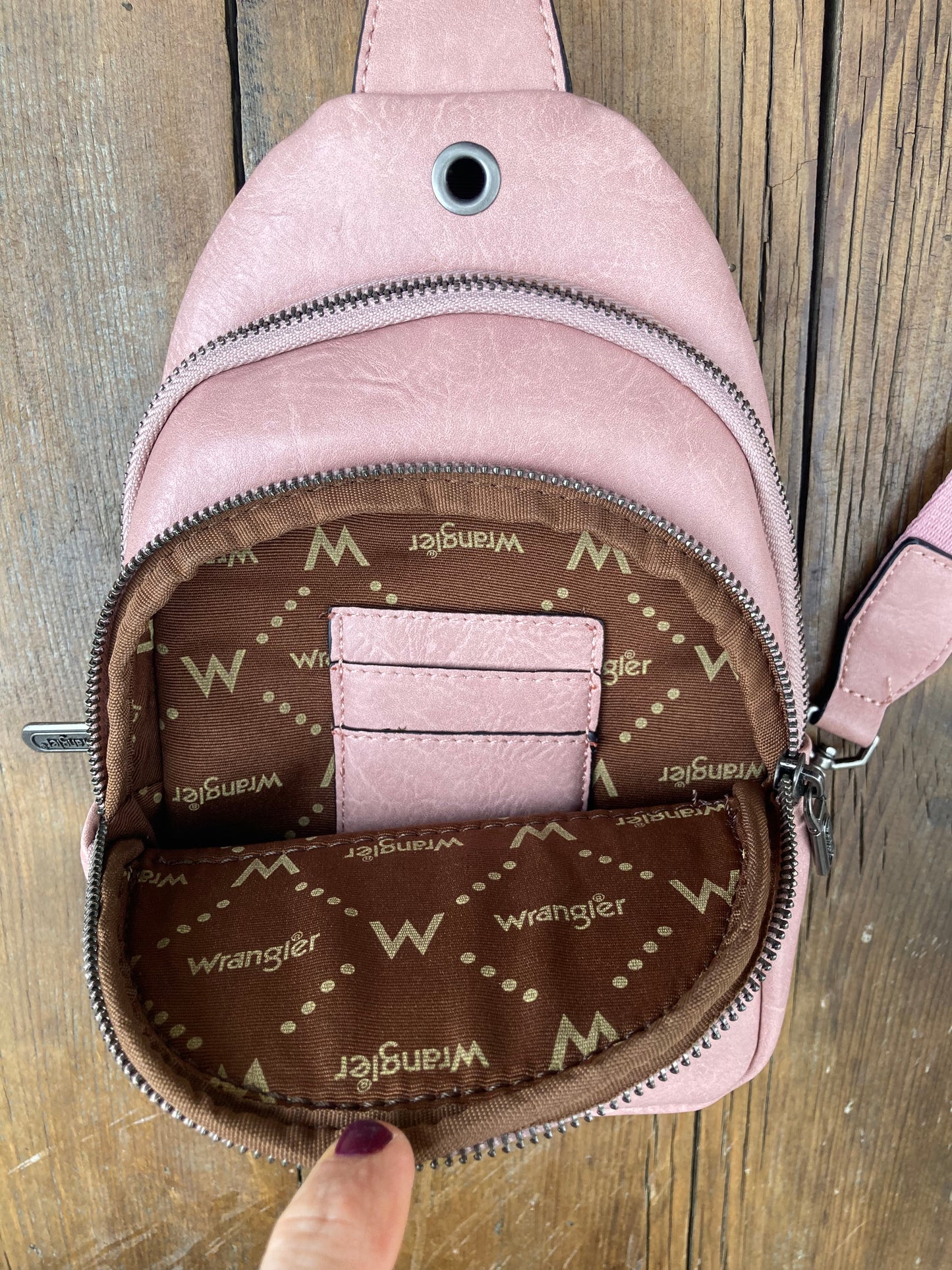 Sling crossbody bag/purse - pink