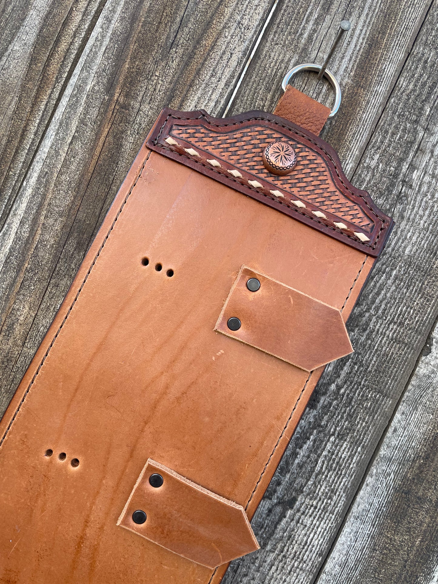 Buckle holder brown 5 spots