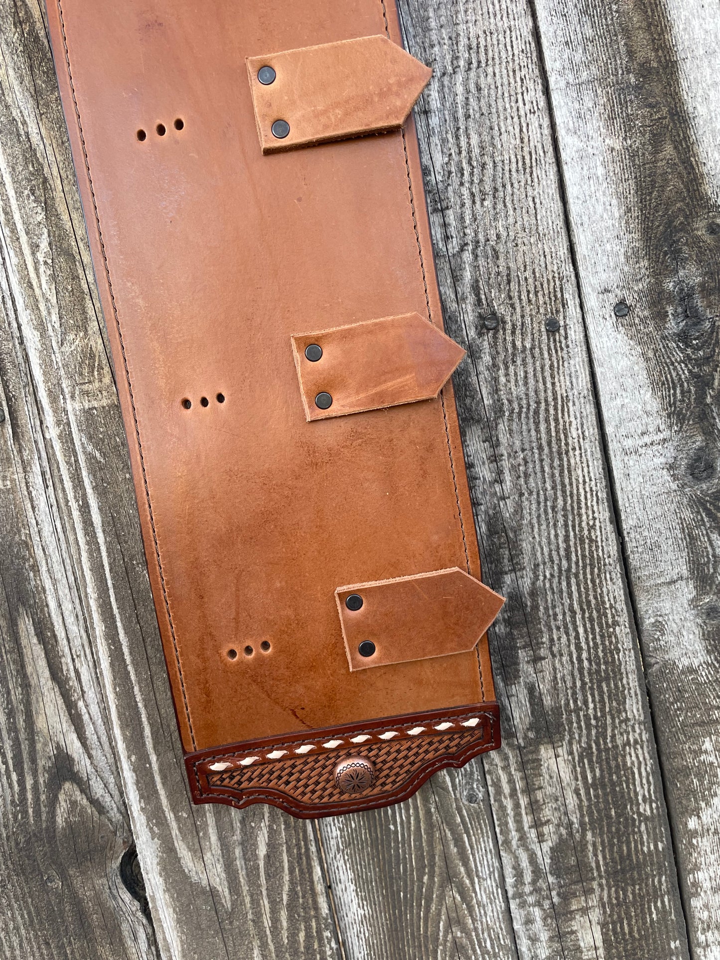 Buckle holder brown 5 spots