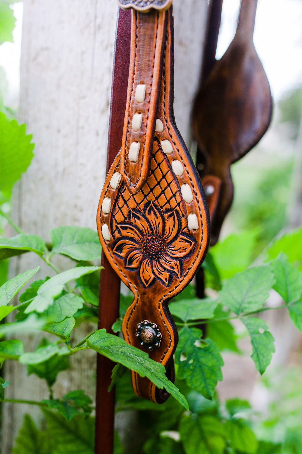 Floral Headstall - Flower